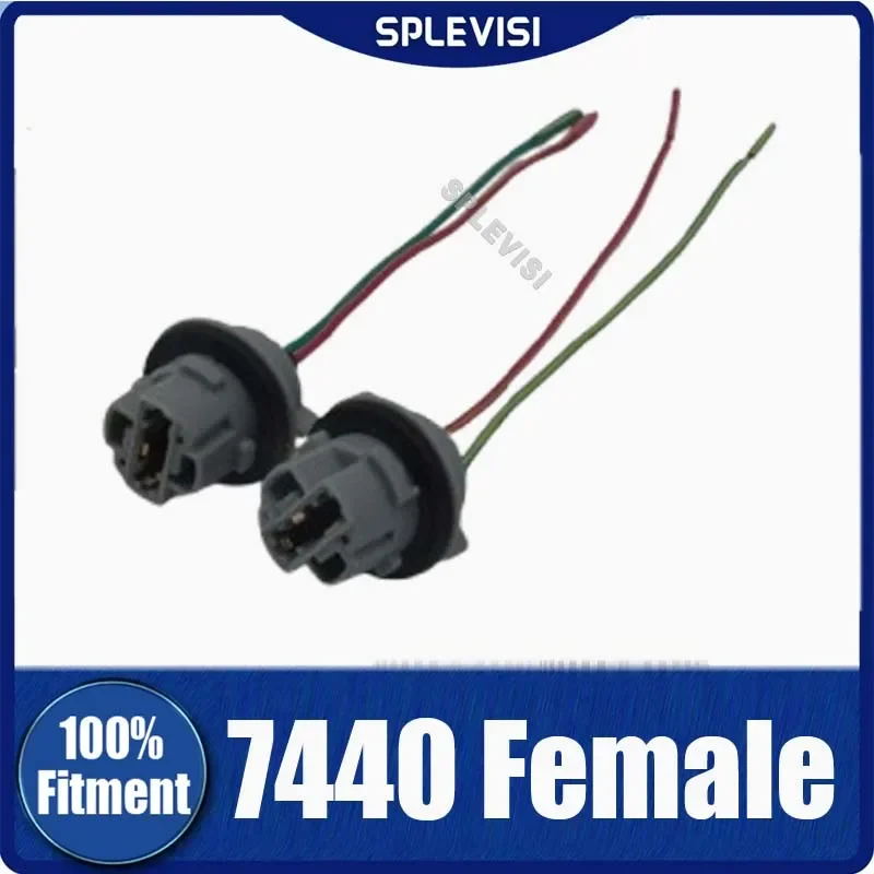 New Universal Pigtail Wire Female Socket 7440 Harness Base Connector Plug For Turn Signal Stop Brake Light Bulbs 992A 7440AL
New Universal Pigtail Wire Female Socket 7440 Harness Base Connector Plug For Turn Signal Stop Brake Light Bulbs 992A 7440AL