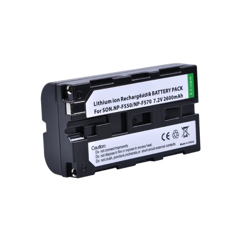 Высококачественная перезаряжаемая батарея NP-F550 2600 мАч, 1 шт., подходит для Sony NP-F330 NP-F530 NP-F570 NP-F730 NP-F750 серии Hi-8.
Высококачественная перезаряжаемая батарея NP-F550 2600 мАч, 1 шт., подходит для Sony NP-F330 NP-F530 NP-F570 NP-F730 NP-F750 серии Hi-8.