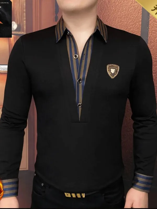 High Quality Men's Fashionable Trendy Lightweight Luxury Collared Sweatshirt Base Shirt Fake Two-Piece Long Sleeve Thermal Po...
High Quality Men's Fashionable Trendy Lightweight Luxury Collared Sweatshirt Base Shirt Fake Two-Piece Long Sleeve Thermal Po...