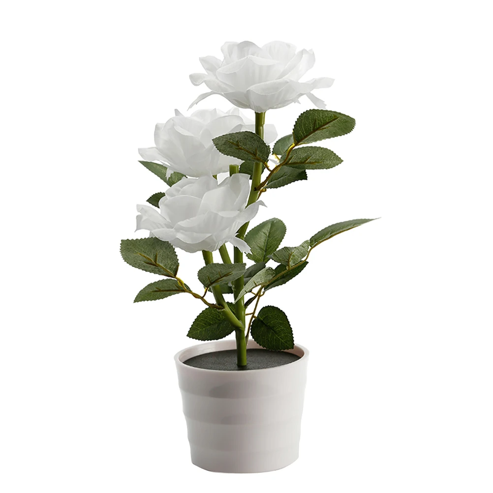 Simulated Rose Lantern Solar Powered Lights Flower Roses Artificial Led Flowers Plants White
Simulated Rose Lantern Solar Powered Lights Flower Roses Artificial Led Flowers Plants White