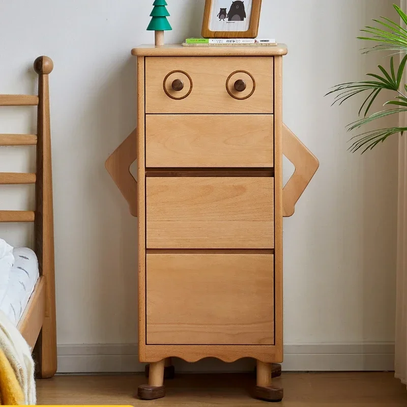 Детский комод из цельного дерева для спальни, мультяшный робот, простой европейский бук, шкаф для хранения ящиков
Детский комод из цельного дерева для спальни, мультяшный робот, простой европейский бук, шкаф для хранения ящиков
