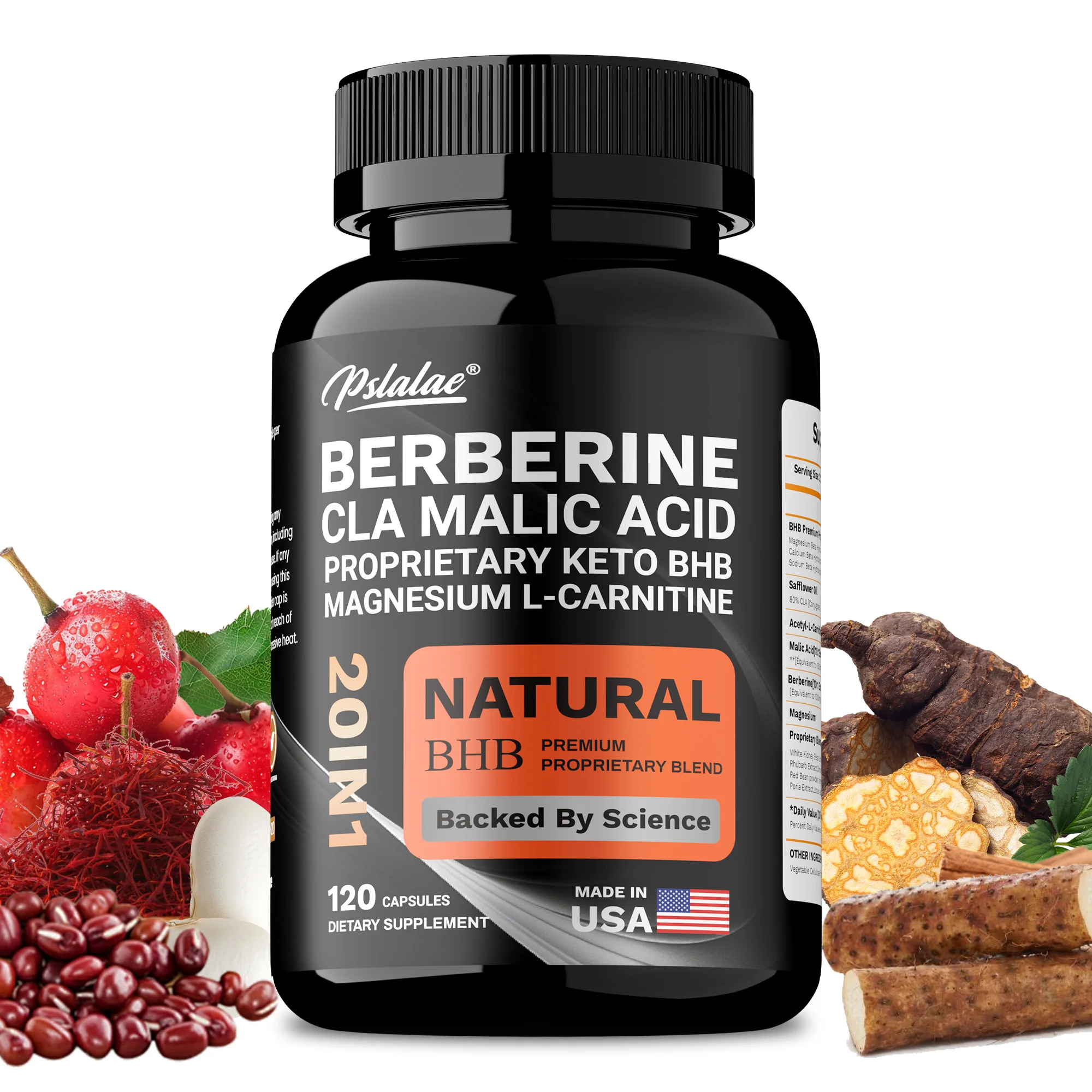 20-in-1 Advanced Ketone BHB Blend - For Digestion and Liver Health, Support Insulin Health, Metabolism - L-Carnitine, CLA
20-in-1 Advanced Ketone BHB Blend - For Digestion and Liver Health, Support Insulin Health, Metabolism - L-Carnitine, CLA