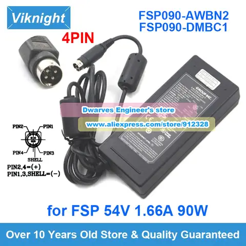Genuine FSP090-DMBC1 AC Adapter 54V 1.66A for FSP ZYXEL GS1100 GS1900 LGS116P LGS308 SG250-10P SG300-10PP SWITCH SF302-08PP POE