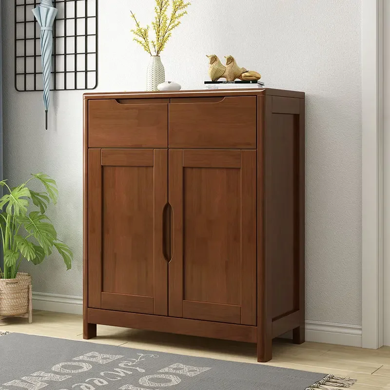 -style Home Entrance Cabinet Storage Organizer Two Door Shoe Rack All Solid Wood Shoe Cabinet
-style Home Entrance Cabinet Storage Organizer Two Door Shoe Rack All Solid Wood Shoe Cabinet