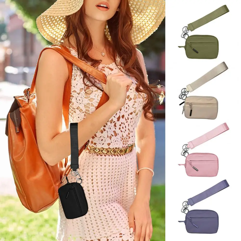 Mini Coin Purse Wallet Portable Napkin Storage Pouch with Multiple Card Slots Wrist Strap Coin Bag Organizer for Phone Jewelry
Mini Coin Purse Wallet Portable Napkin Storage Pouch with Multiple Card Slots Wrist Strap Coin Bag Organizer for Phone Jewelry