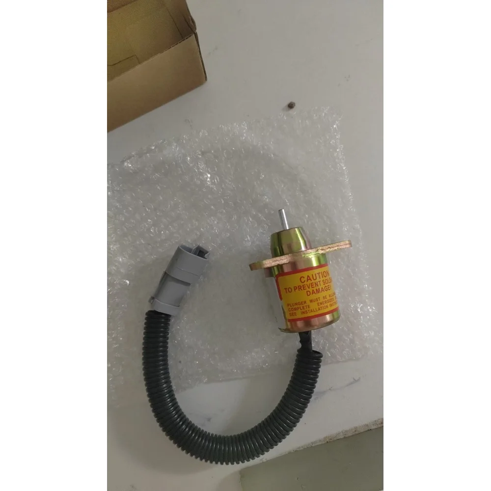 New fuel stop solenoid valve closes solenoid valve 1500-3076 1500-3024 For Yangma engine
New fuel stop solenoid valve closes solenoid valve 1500-3076 1500-3024 For Yangma engine