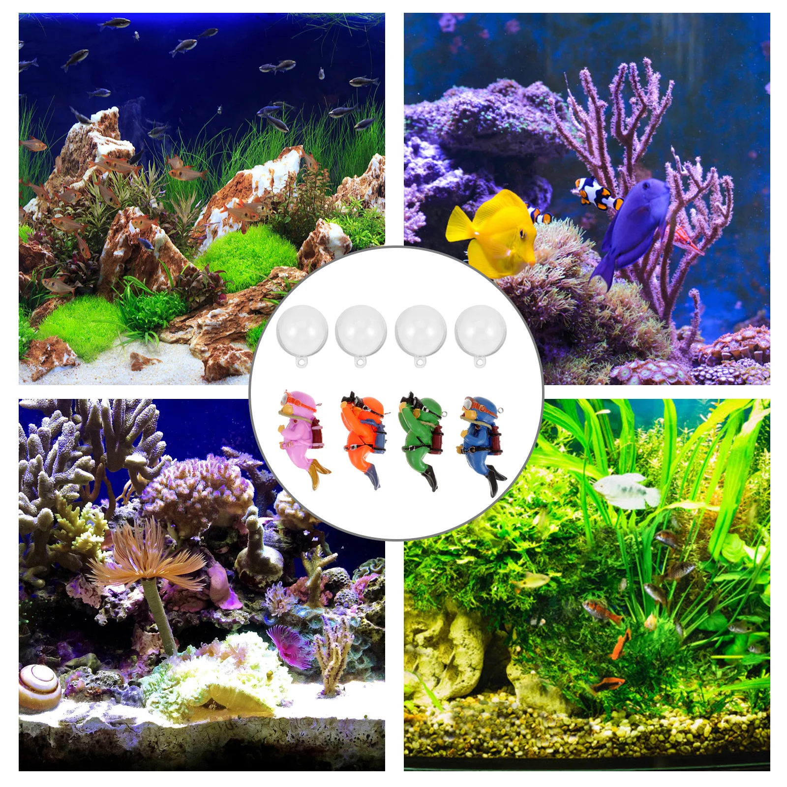 4Pcs Cartoon Diver Aquarium Floating Decorations Resin Fish Tank Accessories Creative Interactive Fish Ornament
4Pcs Cartoon Diver Aquarium Floating Decorations Resin Fish Tank Accessories Creative Interactive Fish Ornament