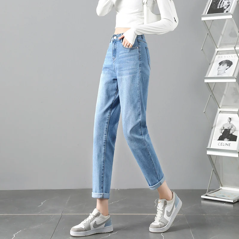 Vintage High Waist Wide Leg Women Jeans Retro Classic Distressed Denim Pants Comfort Stretch Trousers Casual Fit
Vintage High Waist Wide Leg Women Jeans Retro Classic Distressed Denim Pants Comfort Stretch Trousers Casual Fit