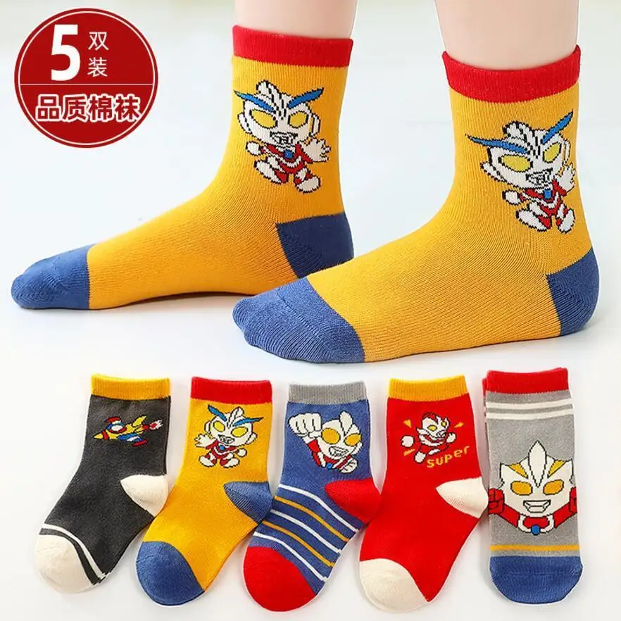 5PCS Hot Anime Ultramans Series Cotton Socks Creativity Cartoon Fashion Spring Leisure Breathable Socks
5PCS Hot Anime Ultramans Series Cotton Socks Creativity Cartoon Fashion Spring Leisure Breathable Socks