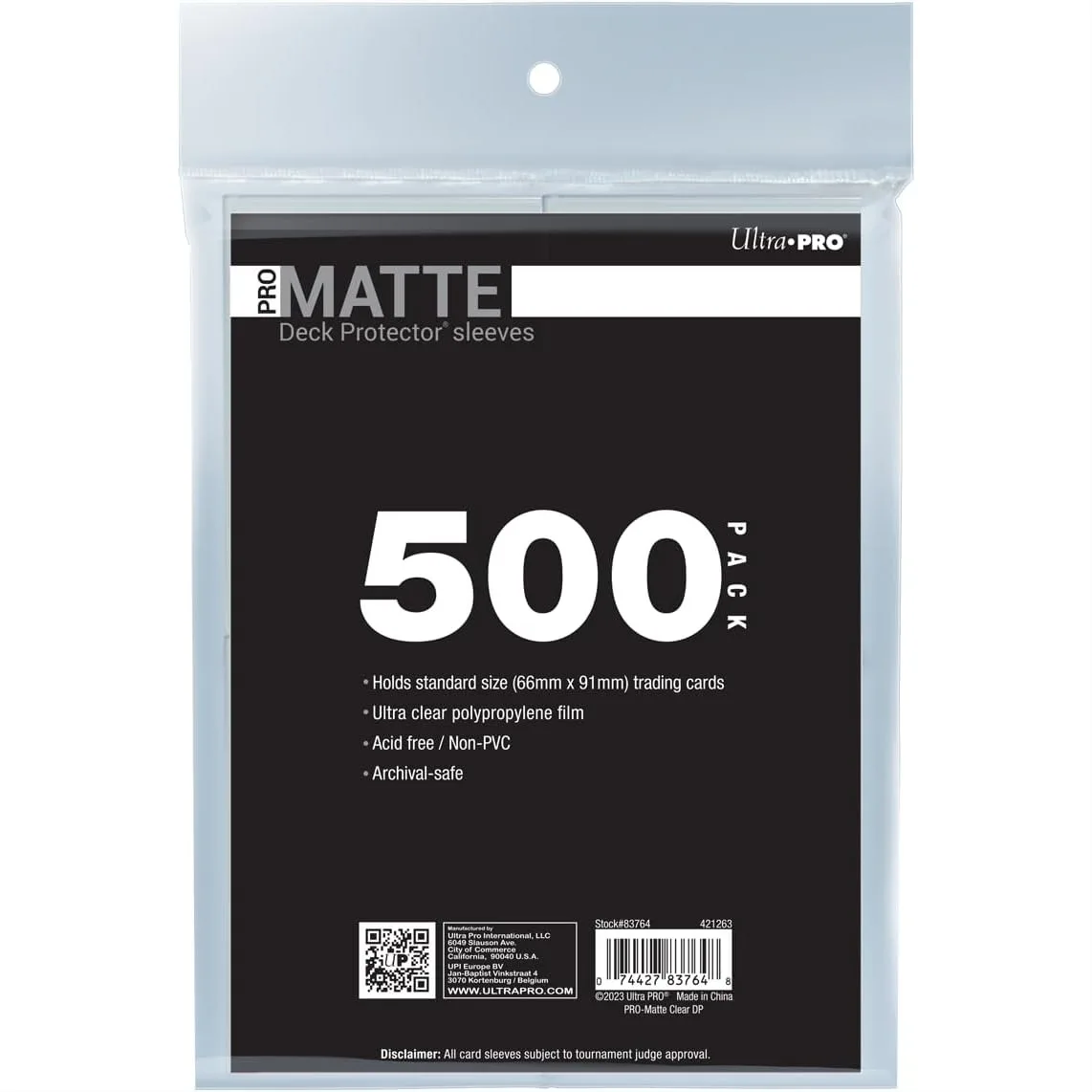 500 Count Clear Matte Card Sleeves Deck Protector For Standard Size Cards Sports MTG D&D
500 Count Clear Matte Card Sleeves Deck Protector For Standard Size Cards Sports MTG D&D