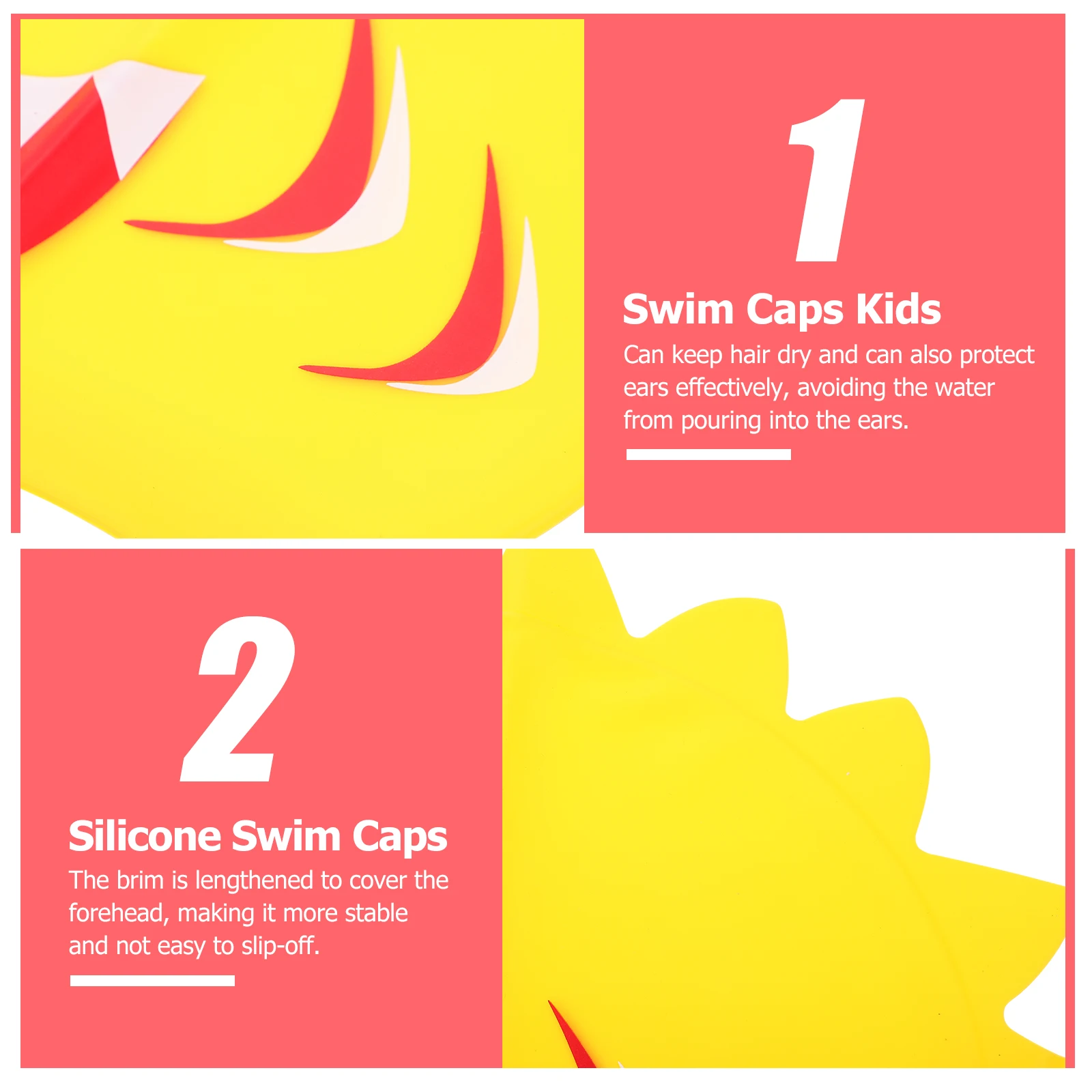 1pc Lovely Cartoon Kids Silicone Swim Caps Waterproof Bathing Hats Children Ear Protector Durable Toddler Swimming Caps Adorable
1pc Lovely Cartoon Kids Silicone Swim Caps Waterproof Bathing Hats Children Ear Protector Durable Toddler Swimming Caps Adorable