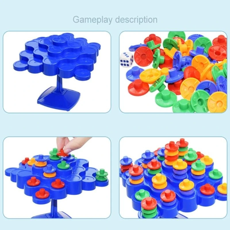 A0KA Group Interactive Stacking Game Parent Child Desktop Balance Tree Interaction Tabletop Game Toy Building Block
A0KA Group Interactive Stacking Game Parent Child Desktop Balance Tree Interaction Tabletop Game Toy Building Block