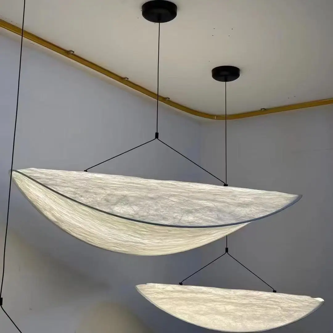 Wabi Sabi LED Silk Pendant Lights Modern Fabric Leaf Chandelier Lamps for Living Room Dining Bedroom Home Decoration Lustre
Wabi Sabi LED Silk Pendant Lights Modern Fabric Leaf Chandelier Lamps for Living Room Dining Bedroom Home Decoration Lustre