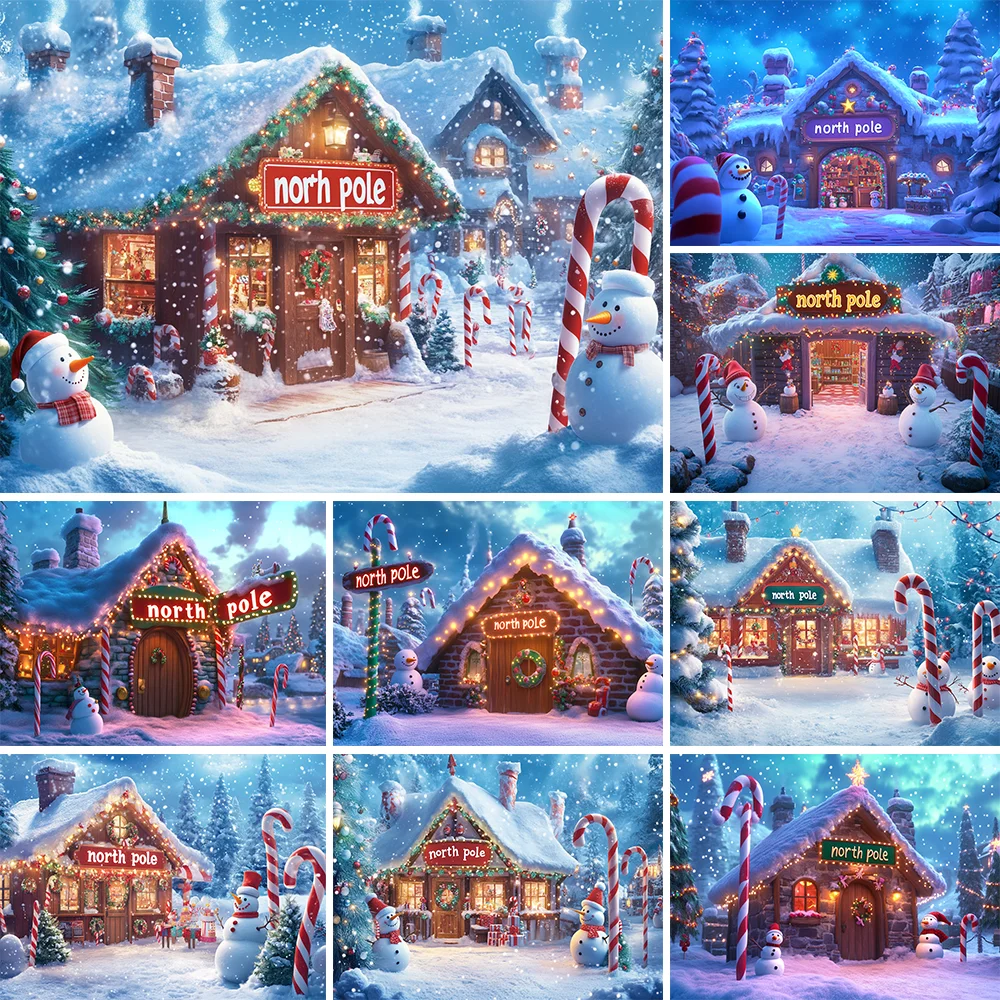Christmas Candy House Photography Background Snow Xmas Tree Party Decoration Child Family Holiday Party Studio Backdrop
Christmas Candy House Photography Background Snow Xmas Tree Party Decoration Child Family Holiday Party Studio Backdrop