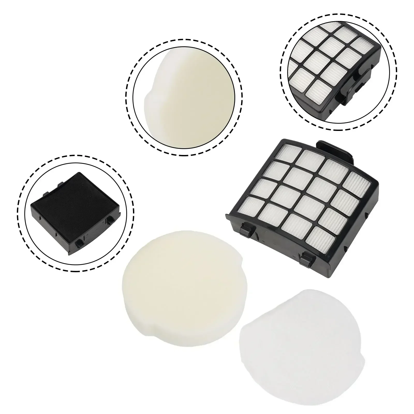 Vacuum Cleaner Kit Filter Cleaning Felt Filter Foam Filter Replacement Spare Household For AZ912 AZ912UK AZ912UKT
Vacuum Cleaner Kit Filter Cleaning Felt Filter Foam Filter Replacement Spare Household For AZ912 AZ912UK AZ912UKT