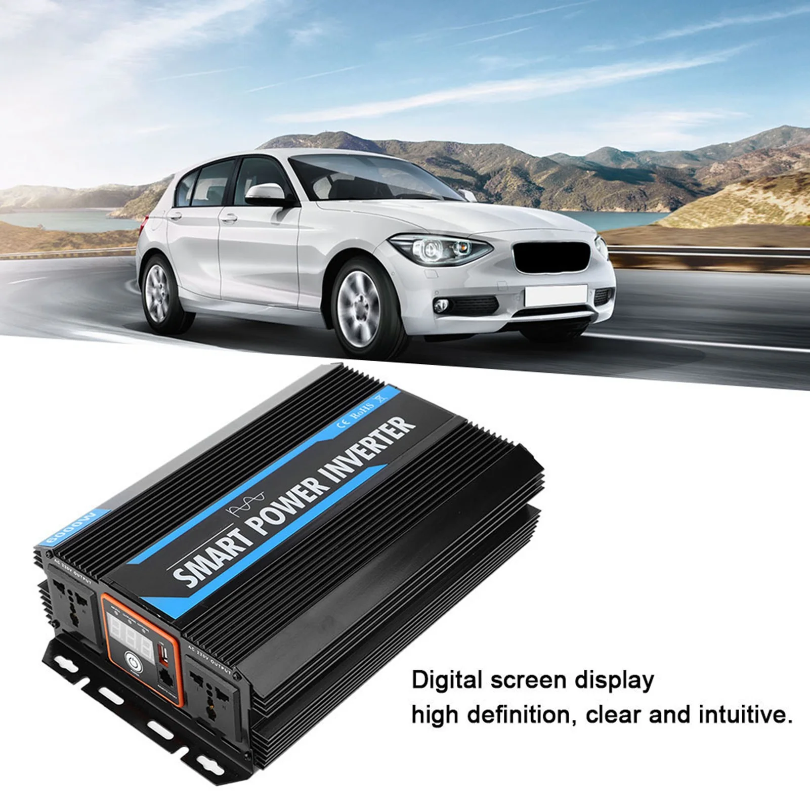 2000W 12V to 220V Pure Sine Wave Power Voltage Inverter Transformer Auto Accessory 2000W Inverter Power Converter Power Inverter
2000W 12V to 220V Pure Sine Wave Power Voltage Inverter Transformer Auto Accessory 2000W Inverter Power Converter Power Inverter