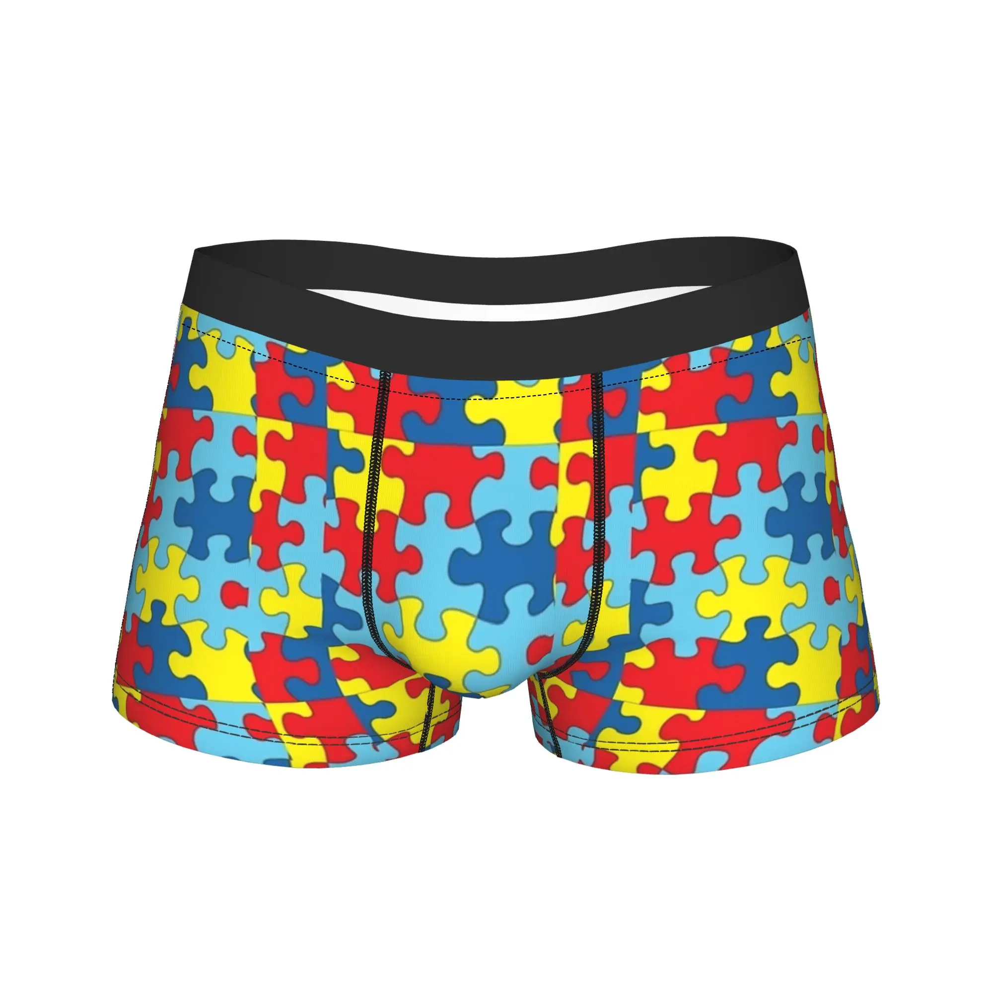 Autism Awareness Puzzle Pieces Boxershorts 3D Pouch Underwear Trenky Custom DIY Shorts Briefs Funny Males Underpants Plus Size
Autism Awareness Puzzle Pieces Boxershorts 3D Pouch Underwear Trenky Custom DIY Shorts Briefs Funny Males Underpants Plus Size