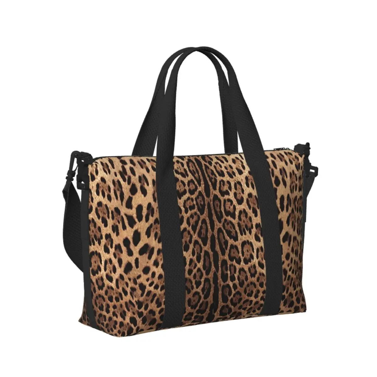 Custom Leopard Print Skin Beach Travel Bag Large Capacity Tote Bags for Gym Sport Women Shopping Duffle Shoulder Bag
Custom Leopard Print Skin Beach Travel Bag Large Capacity Tote Bags for Gym Sport Women Shopping Duffle Shoulder Bag