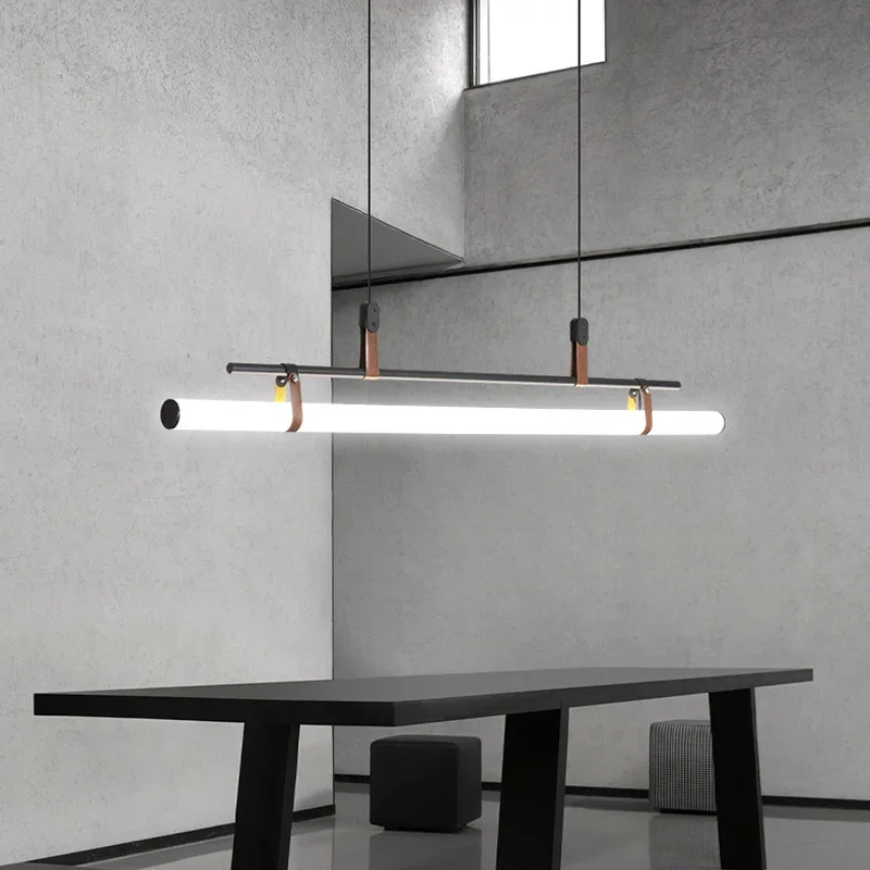 Nordic Pendant Lamp Long Strip LED Suspend Light Tube Style Living Dining Room Office Lustre Salon Luminaire Hanging Chandeliers
Nordic Pendant Lamp Long Strip LED Suspend Light Tube Style Living Dining Room Office Lustre Salon Luminaire Hanging Chandeliers