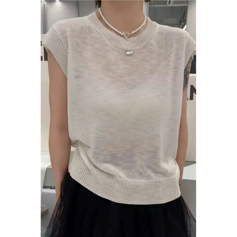 Женский топ Ele Knowlable из мягкого ледяного шелка с круглым вырезом, модный, весна 2026, для повседневной носки, внутренняя одежда, смесовый хлопок
Женский топ Ele Knowlable из мягкого ледяного шелка с круглым вырезом, модный, весна 2026, для повседневной носки, внутренняя одежда, смесовый хлопок