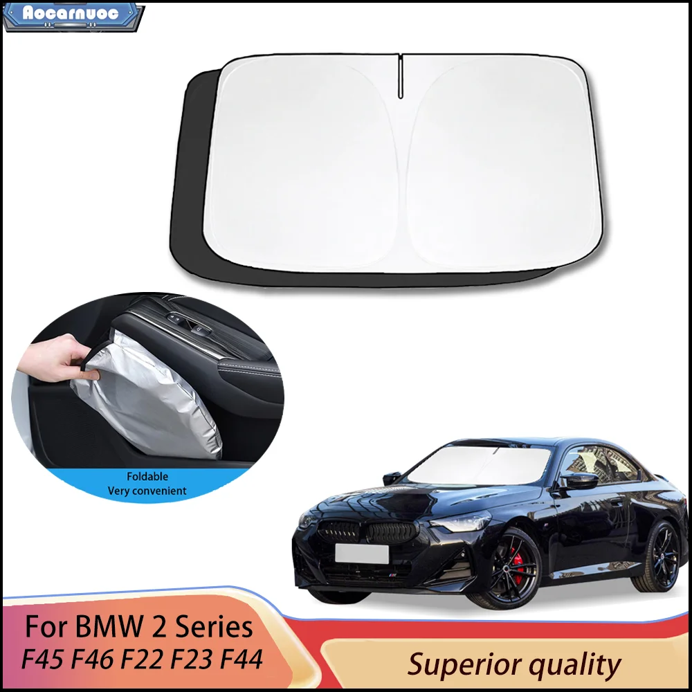 For BMW 2 Series F45 F46 Thermal Car Visor Cover - Reflective Sun Shade for Windshield F22 F23 F44 G42 2014-2024
For BMW 2 Series F45 F46 Thermal Car Visor Cover - Reflective Sun Shade for Windshield F22 F23 F44 G42 2014-2024