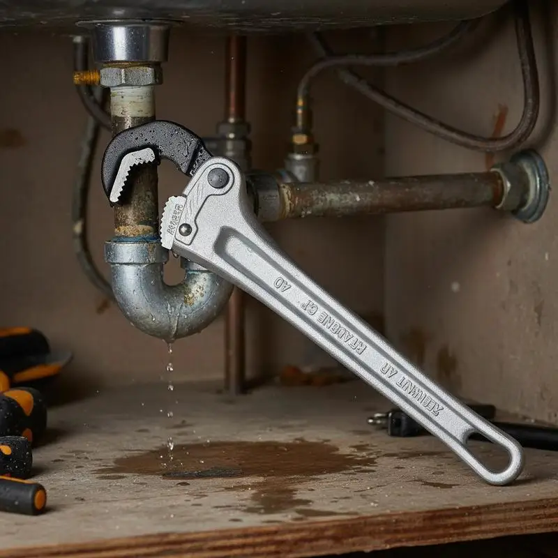 Plumbing Gripper 14-Inch For Water Pipes Automotive Repairs Home Maintenance, Automatic Jaw Adjustment Adjustable Lever Ergonomic Handle Hangable Design Aluminum Alloy Body
Plumbing Gripper 14-Inch For Water Pipes Automotive Repairs Home Maintenance, Automatic Jaw Adjustment Adjustable Lever Ergonomic Handle Hangable Design Aluminum Alloy Body