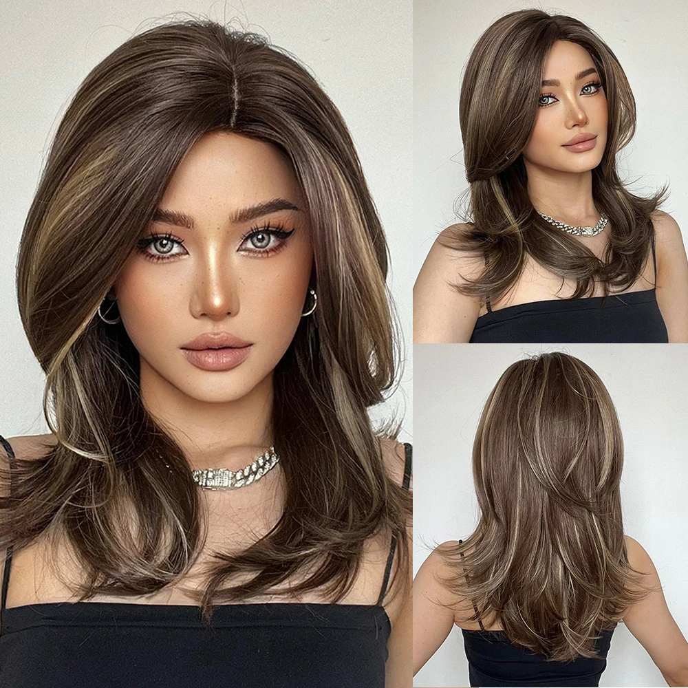 Brown Ombre Long Natural Wave Synthetic Wig for Women Hair Daily Party High Density Heat Resistant
Brown Ombre Long Natural Wave Synthetic Wig for Women Hair Daily Party High Density Heat Resistant