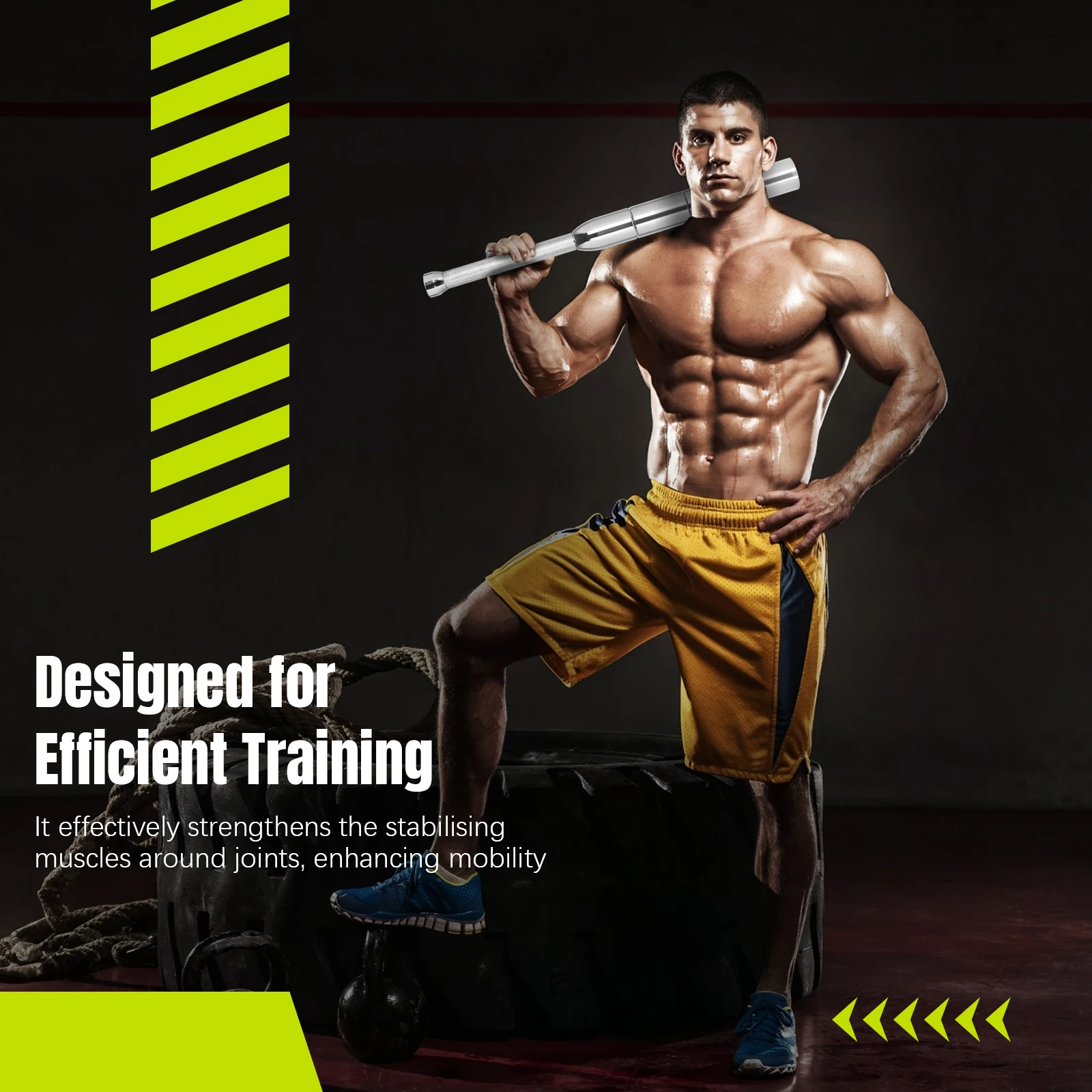 Многофункциональный утяжеленный молот-гантель (мэйсбелл/клаббелл) для силовых тренировок, упражнений для хвата и развития предплечий
Многофункциональный утяжеленный молот-гантель (мэйсбелл/клаббелл) для силовых тренировок, упражнений для хвата и развития предплечий