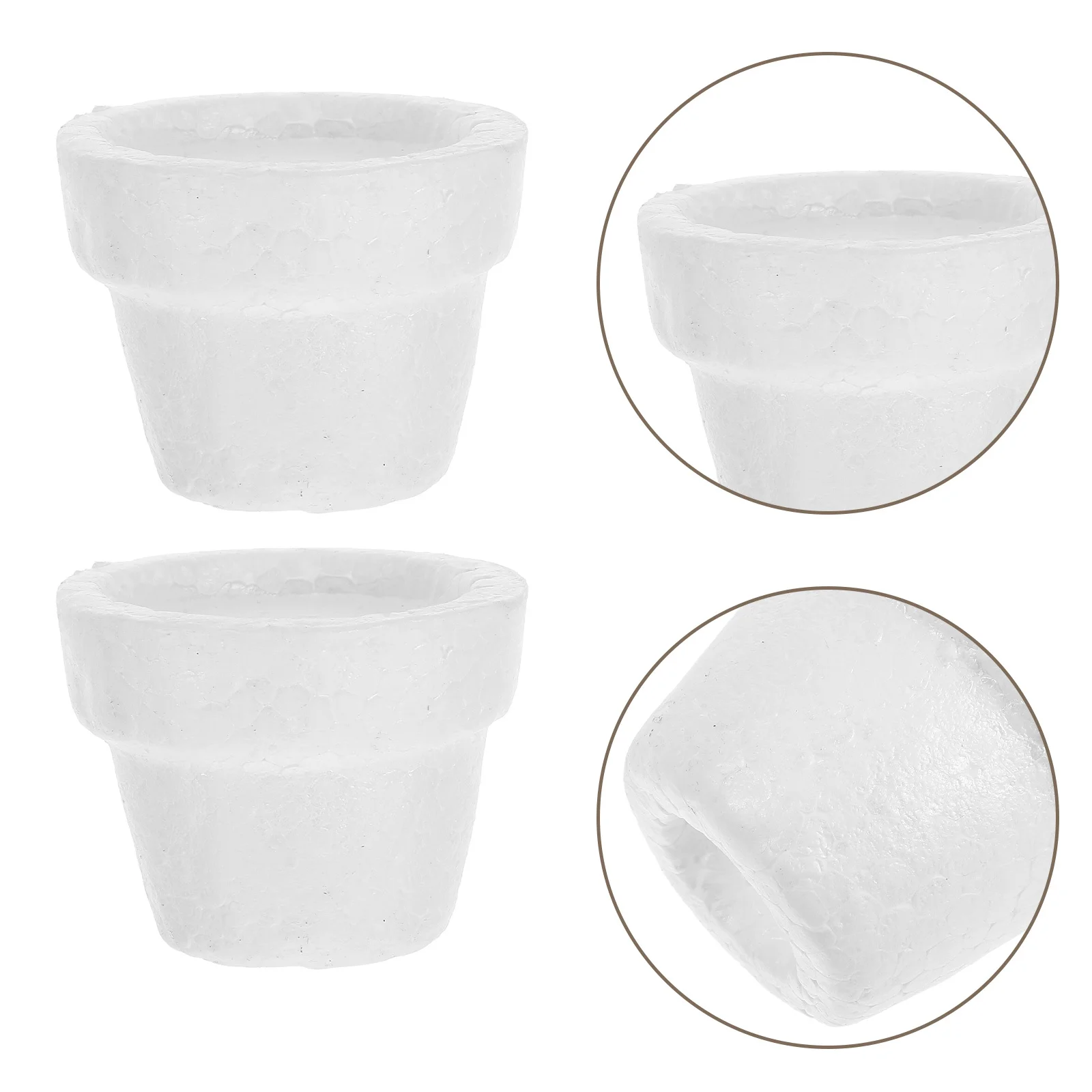 Flowerpot Shaped White Polystyrene Foam Balls for Kids DIY Projects School Crafts Floral Decorations Artistic Home Decor
Flowerpot Shaped White Polystyrene Foam Balls for Kids DIY Projects School Crafts Floral Decorations Artistic Home Decor