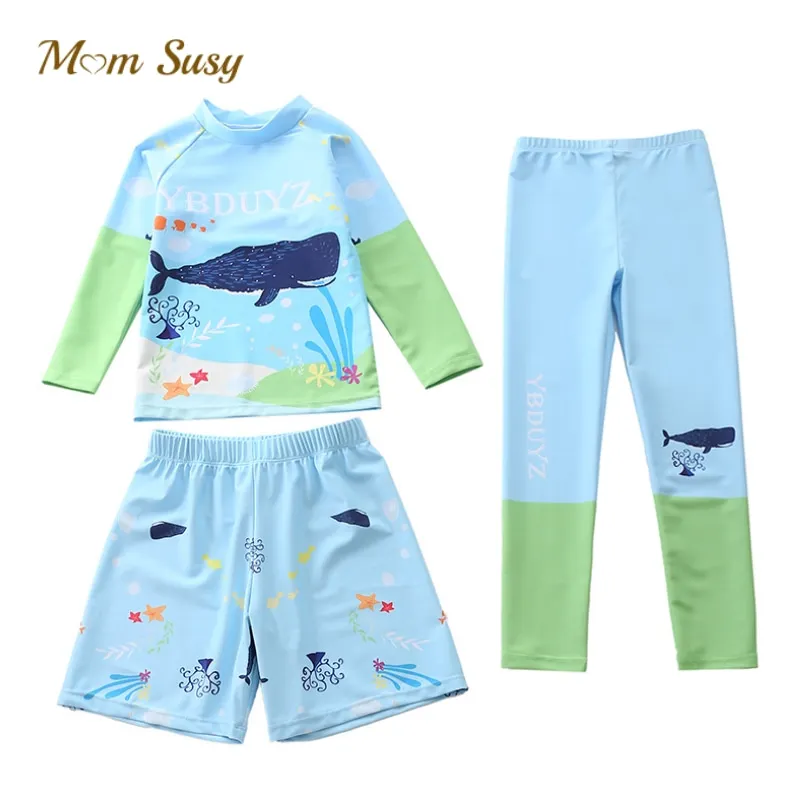 Baby Boy Swim Suit Top+Shorts+Pant 3pcs Infant Toddler Child UV Protection Swimwear Set Kid Outfit Baby Swimming Clothes 2-12Y
Baby Boy Swim Suit Top+Shorts+Pant 3pcs Infant Toddler Child UV Protection Swimwear Set Kid Outfit Baby Swimming Clothes 2-12Y