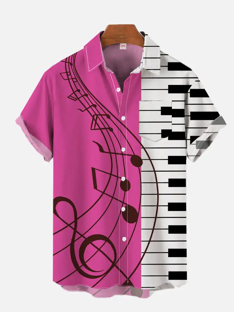New Fashion Hawaiian Art Music Elements Notes 3D Printing Classic Short Sleeve Shirt Fashion Hawaiian Shirts For Men Harajuku
New Fashion Hawaiian Art Music Elements Notes 3D Printing Classic Short Sleeve Shirt Fashion Hawaiian Shirts For Men Harajuku