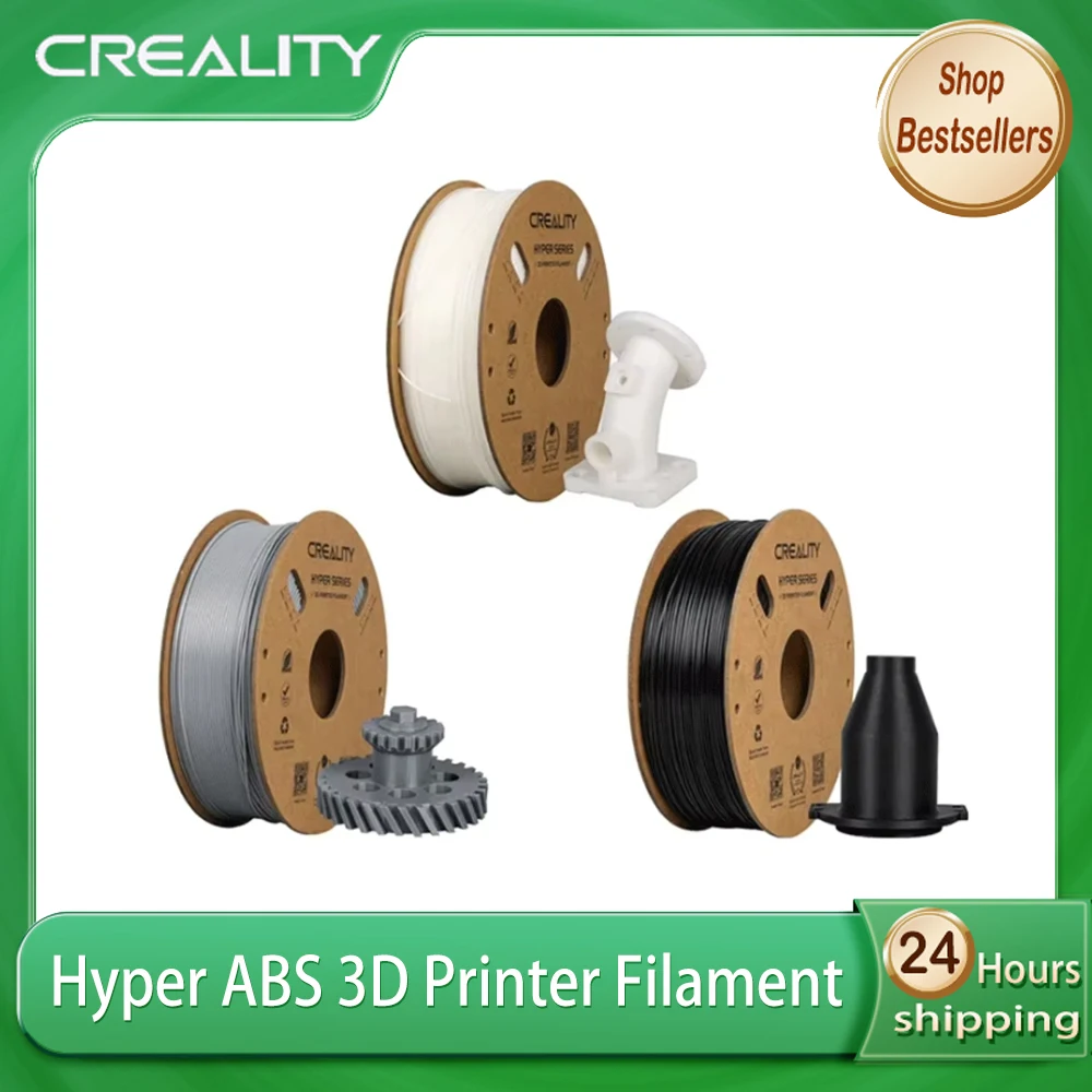 Creality Hyper ABS Filament 1.75mm For High-Speed Printing Convenient Open Printing, 1kg(2.2lbs) Spool Fit Most 3Dz Printer