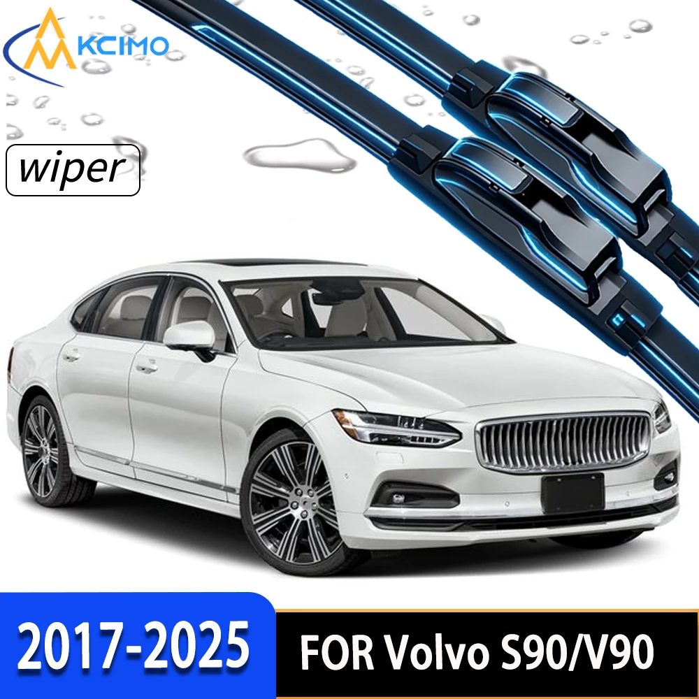 2Pcs Front Windshield Wiper Blades For Volvo S90/V90 2017-2025, High-Density Rubber Stable Wiping Direct Replacement
2Pcs Front Windshield Wiper Blades For Volvo S90/V90 2017-2025, High-Density Rubber Stable Wiping Direct Replacement