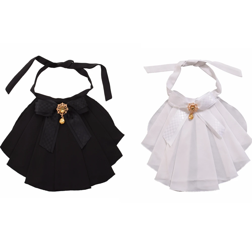 Vintage Women Jabot Collar Bowknot Neck Accessories Punk Victorian Ruffle Collars
Vintage Women Jabot Collar Bowknot Neck Accessories Punk Victorian Ruffle Collars