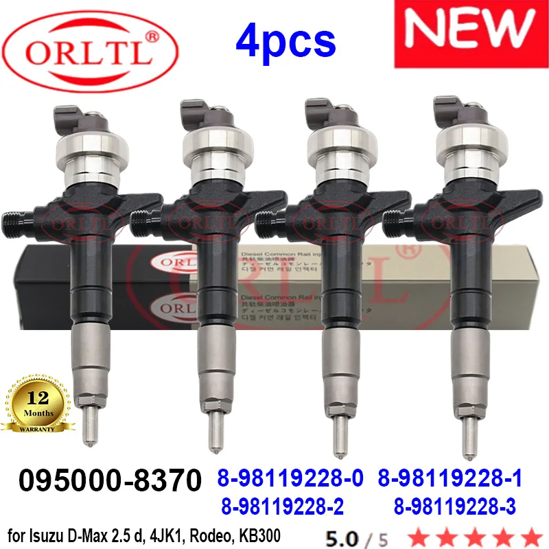 ORLTL Новинка 095000-8370 0950008370 095000 8-8370-0 8-98119228-1 8-98119228-2 8-98119228-3 для Isuzu D-Max 98119228 d, 4 шт.
ORLTL Новинка 095000-8370 0950008370 095000 8-8370-0 8-98119228-1 8-98119228-2 8-98119228-3 для Isuzu D-Max 98119228 d, 4 шт.
