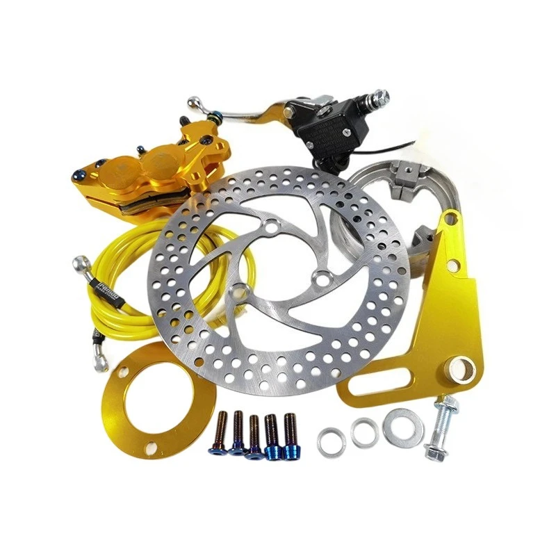Electric Motorcycle Rear Brake Set Disc Brake Kit with Fixed/Floating Rotor for E-Bike Conversion Hydraulic Modification
Electric Motorcycle Rear Brake Set Disc Brake Kit with Fixed/Floating Rotor for E-Bike Conversion Hydraulic Modification