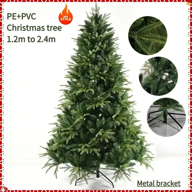 Artificial Christmas Tree PE&PVC Encryption Luxury Large Christmas Tree 1.2m to 2.4m Home Party Christmas Atmosphere Decorations
Artificial Christmas Tree PE&PVC Encryption Luxury Large Christmas Tree 1.2m to 2.4m Home Party Christmas Atmosphere Decorations
