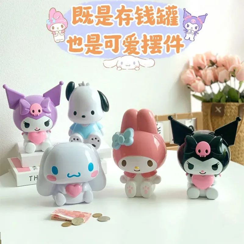 Kawaii Cute 3D Kuromi Mymelody Pochacco Piggy Bank Ornament Children's Piggy Bank Girl Kids Day Money Piggy Bank Gifts Toys
Kawaii Cute 3D Kuromi Mymelody Pochacco Piggy Bank Ornament Children's Piggy Bank Girl Kids Day Money Piggy Bank Gifts Toys