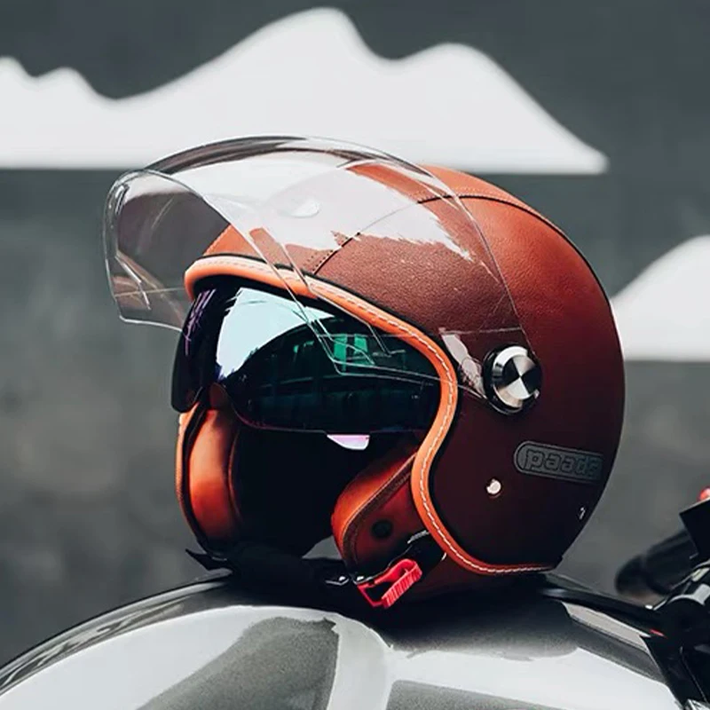 Four Seasons Jet Helmets for Motorcycle Electric Scooter Retro Open Face Helmet Safety Men Women 3/4 Half Helmet Unisex
Four Seasons Jet Helmets for Motorcycle Electric Scooter Retro Open Face Helmet Safety Men Women 3/4 Half Helmet Unisex