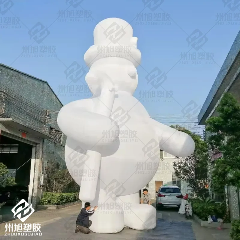 Inflatable white Christmas Snowman air model, Christmas holiday decoration, outdoor decoration props
Inflatable white Christmas Snowman air model, Christmas holiday decoration, outdoor decoration props