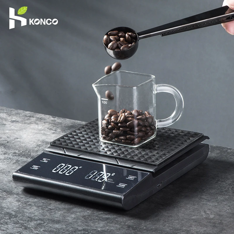 Digital Coffee Scale with Timer 3kg/0.1g High Precision Kitchen Food Scale Pour Over Drip Espresso Scale LED Display
Digital Coffee Scale with Timer 3kg/0.1g High Precision Kitchen Food Scale Pour Over Drip Espresso Scale LED Display