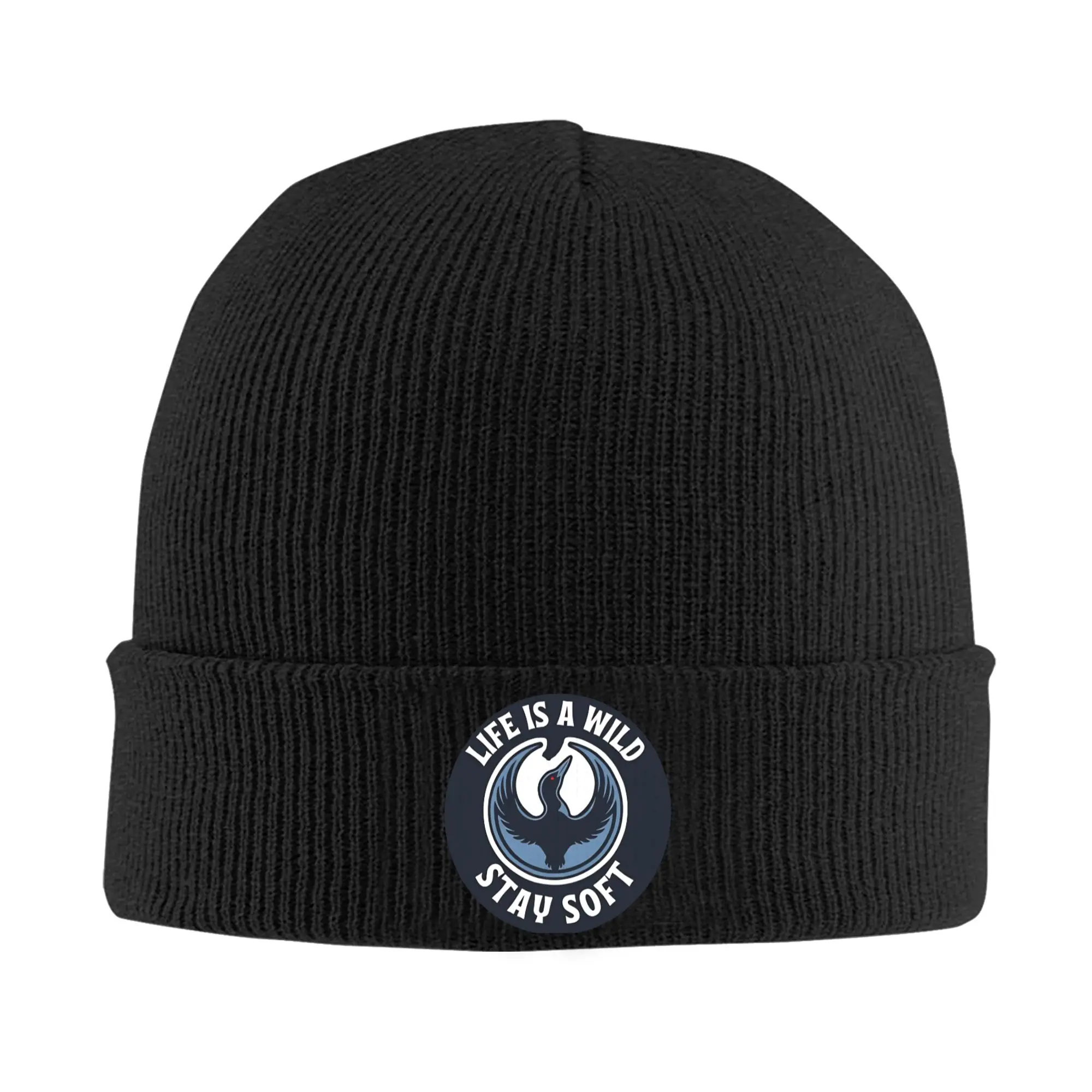 Life Is Wild Stay Soft Rebel Loon Circle Logo Knitting Hat Fashion Caps Unisex Hippie Beanie Hats Autumn Warm Bonnet Hats
Life Is Wild Stay Soft Rebel Loon Circle Logo Knitting Hat Fashion Caps Unisex Hippie Beanie Hats Autumn Warm Bonnet Hats