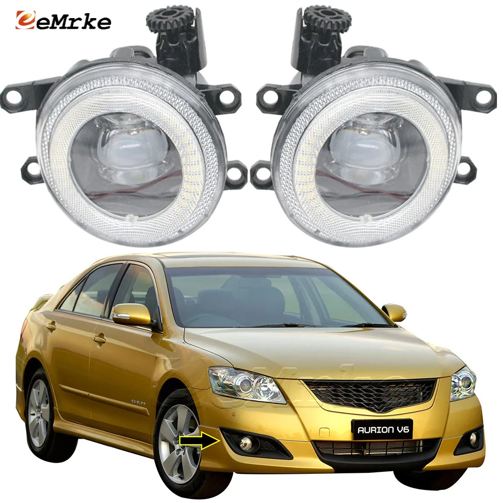LED Light Assembly Angel Eye Daytime Running Lights Fog Lamp DRL Halo for Toyota Aurion V6 Sportivo XV40 2006 2007 2008 2009
LED Light Assembly Angel Eye Daytime Running Lights Fog Lamp DRL Halo for Toyota Aurion V6 Sportivo XV40 2006 2007 2008 2009