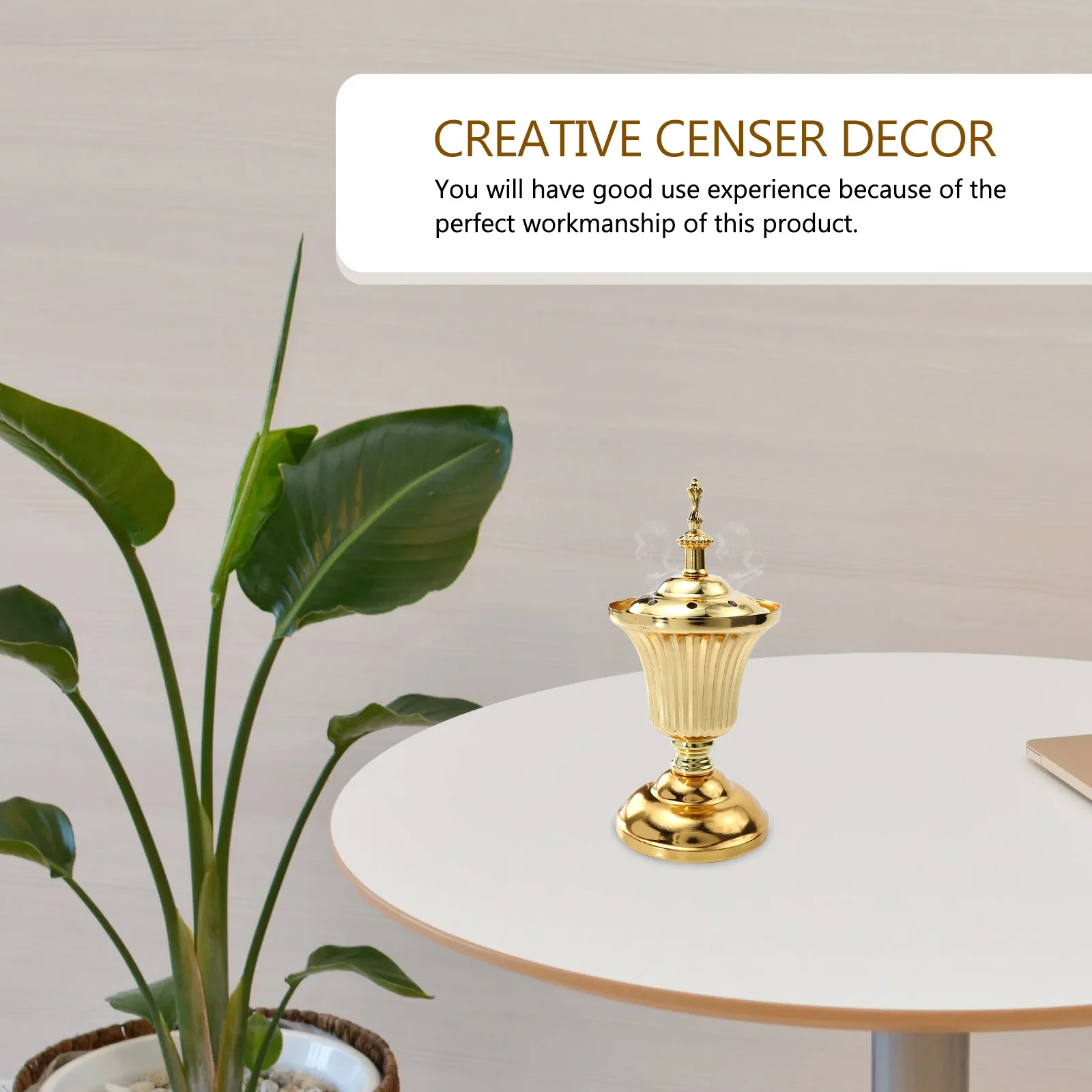 1Pcs Metal Aroma Burner Creative Incense Stove Desktop Decor Metal Craft Censer Ornament for Bedroom Office Study
1Pcs Metal Aroma Burner Creative Incense Stove Desktop Decor Metal Craft Censer Ornament for Bedroom Office Study