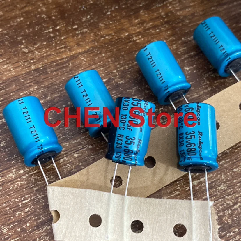 10PCS/50PCS original Rubycon RX30 680UF 35V 12.5X20MM 130C electrolytic capacitor 35V680UF free shipping
10PCS/50PCS original Rubycon RX30 680UF 35V 12.5X20MM 130C electrolytic capacitor 35V680UF free shipping