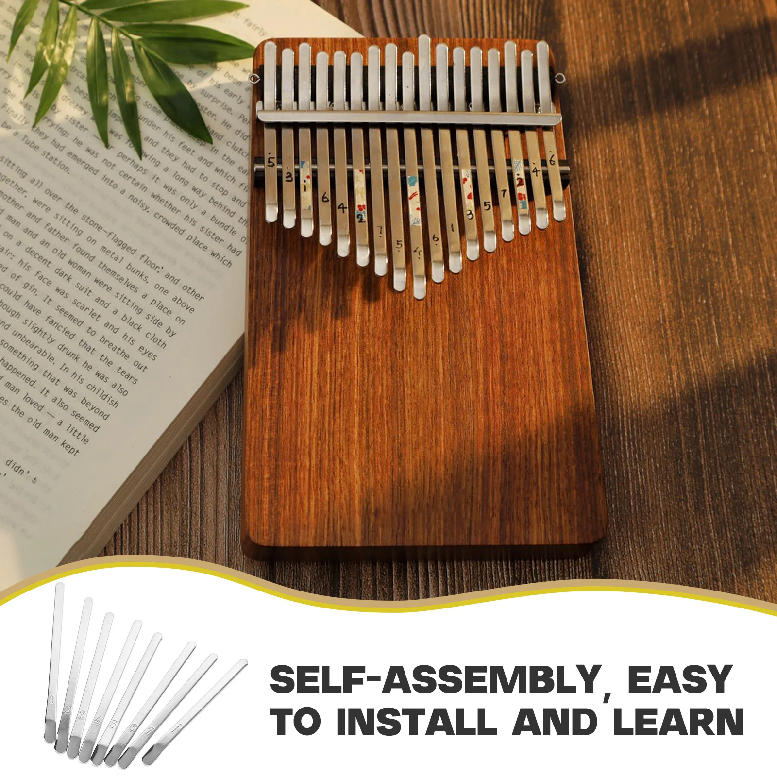Mini Kalymba Thumb Key Piano DIY Kalimba Keys Sound Card Metal Music Accessories
Mini Kalymba Thumb Key Piano DIY Kalimba Keys Sound Card Metal Music Accessories