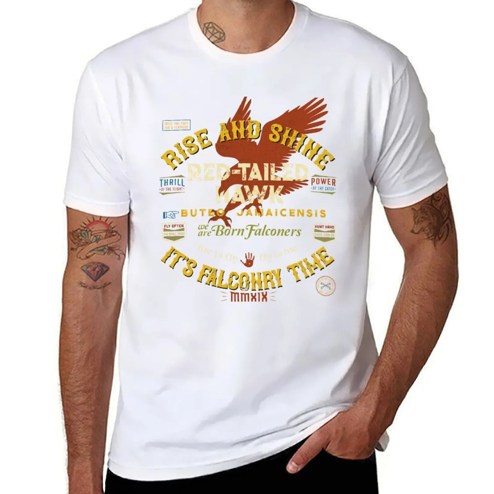 Great Falconer's Red-Tailed Hawk Falconry Supplies Shirts and Gifts T-Shirt man t shirt cotton T-Shirt
Great Falconer's Red-Tailed Hawk Falconry Supplies Shirts and Gifts T-Shirt man t shirt cotton T-Shirt