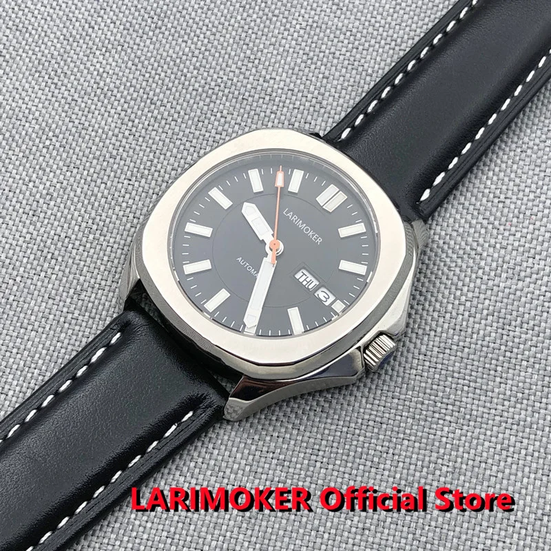LARIMOKER 2022 New 41mm Men's NH36 Case Vintage Luxury Mechanical Automatic Watch Black Luminous Dial Sapphire Glass Belt
LARIMOKER 2022 New 41mm Men's NH36 Case Vintage Luxury Mechanical Automatic Watch Black Luminous Dial Sapphire Glass Belt