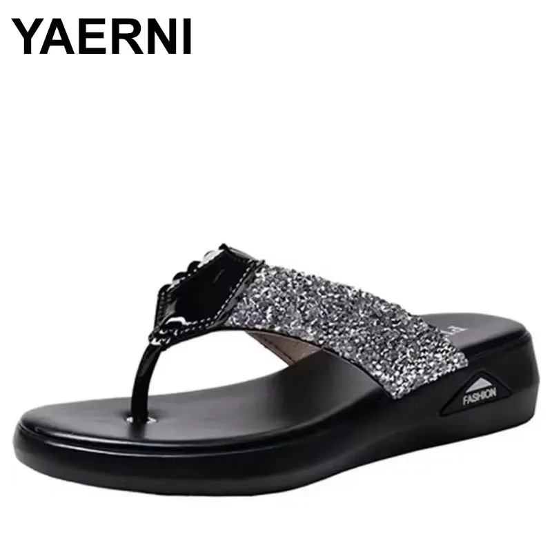 2025 Fashion Women Slippers Flip Flops Summer Sandals Slides Blue Pink Silver Casual Clip Toe Elegant Rhinestone Chain
2025 Fashion Women Slippers Flip Flops Summer Sandals Slides Blue Pink Silver Casual Clip Toe Elegant Rhinestone Chain
