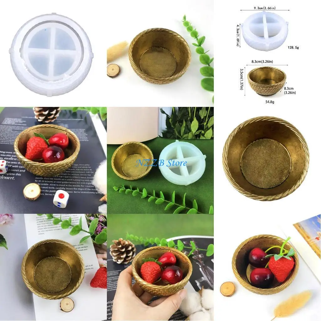 T21F Pattern Bowl Cup Storage Box Mold Ornament Resin Basket Silicone Mold
T21F Pattern Bowl Cup Storage Box Mold Ornament Resin Basket Silicone Mold